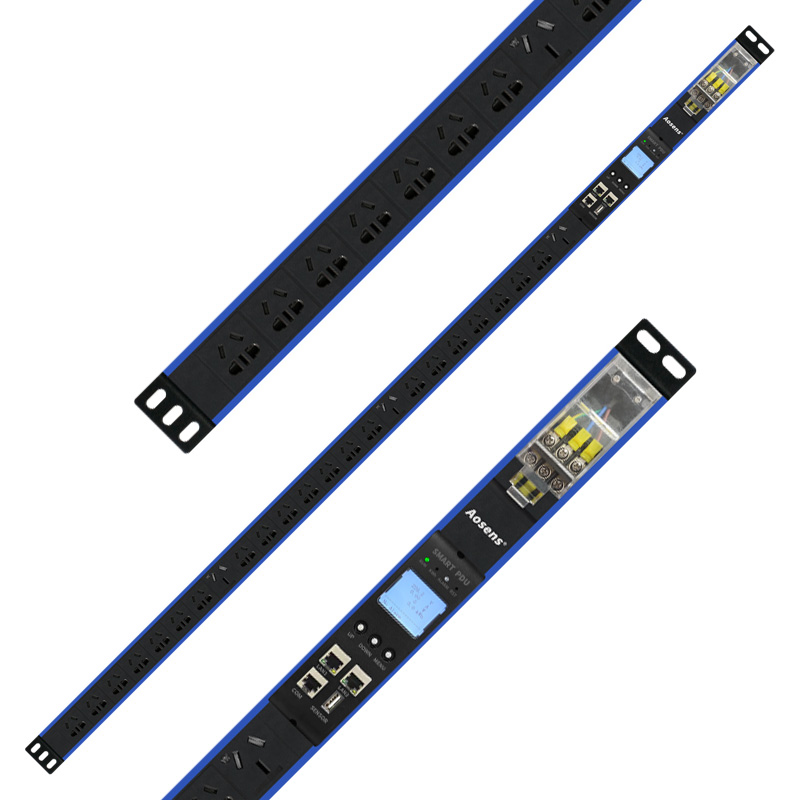 奧盛APN系列24位 遠(yuǎn)程智能PDU支持web管理SNMP 串口MODBUS