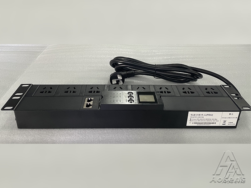 APS系列 2U8位雙排智能PDU串口19英寸監(jiān)測(cè)總輸入 APS1-H8G16